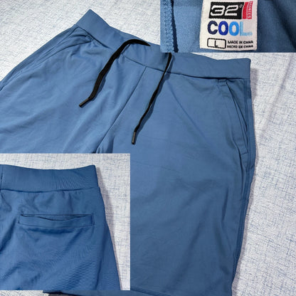 32 Degrees Cool® Blue Athletic Shorts(L)