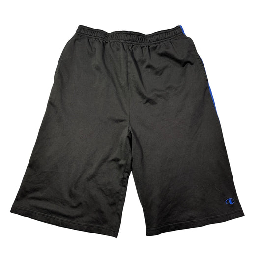Champion black and blue stripe shorts