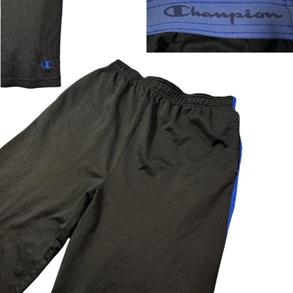 Champion® Black Blue Stripe Shorts(L)