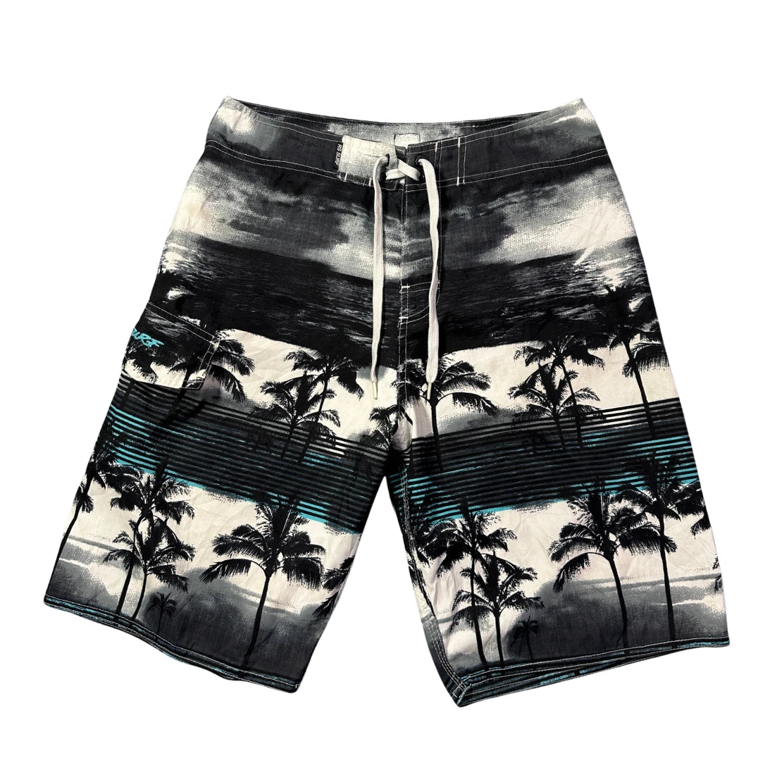 RS Surf® Palm Print Board Shorts(M)