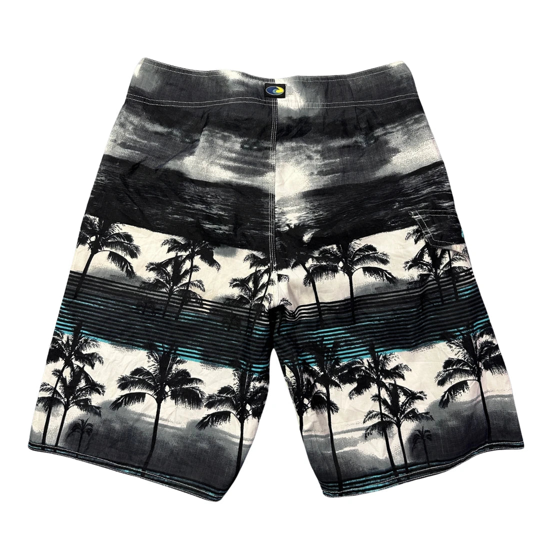 RS Surf® Palm Print Board Shorts(M)