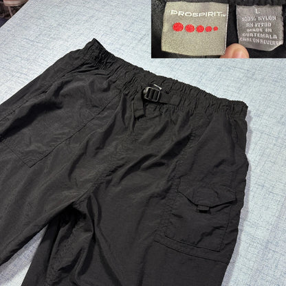 ProSpirit® Black Cargo Shorts(L)