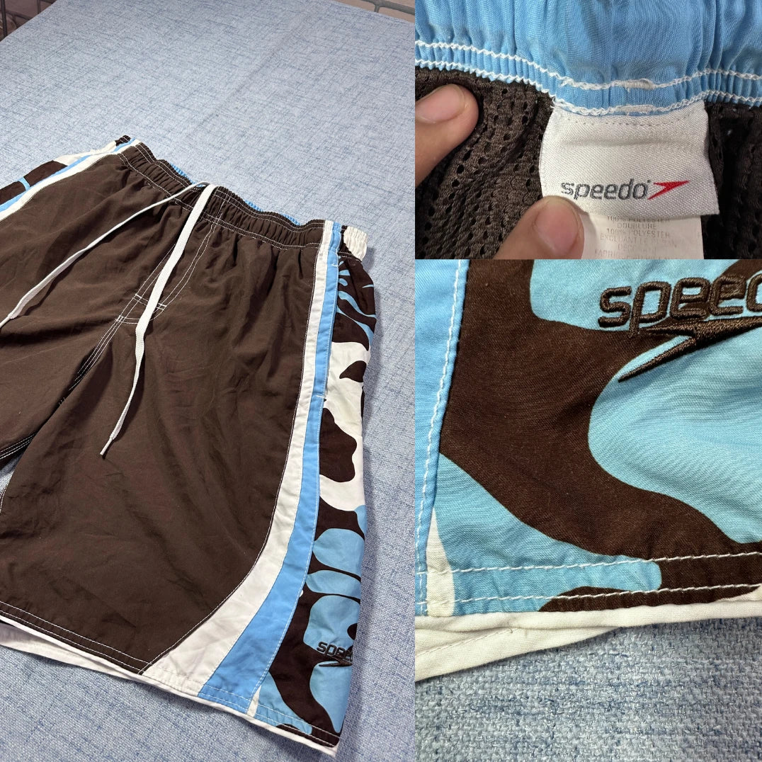 Speedo® Camo Print Swim Shorts(L)