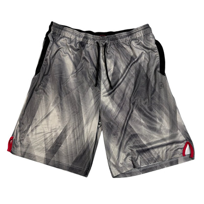 And1® Gray Athletic Shorts Patterned-2XL