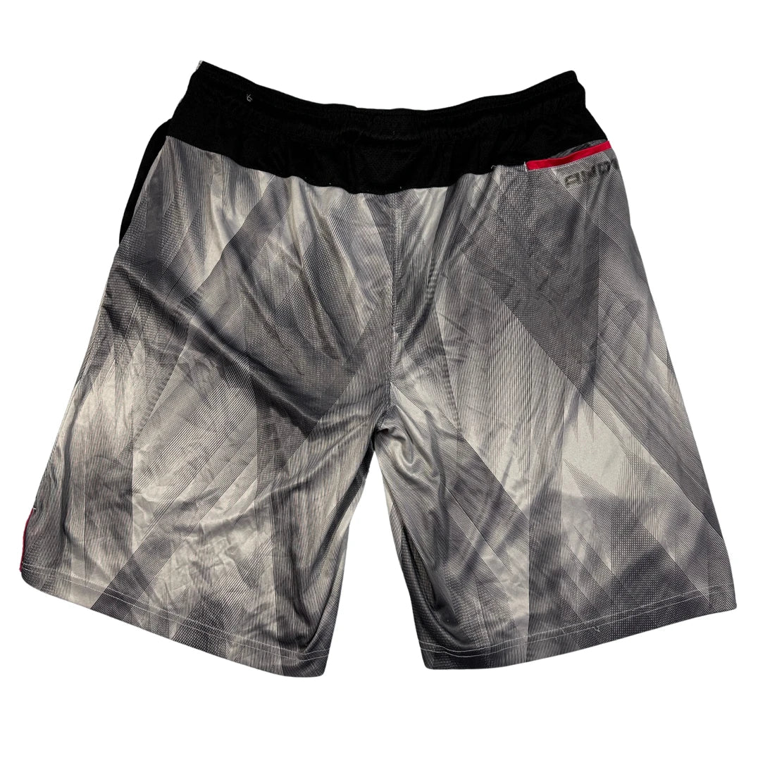 And1® Gray Athletic Shorts Patterned-2XL