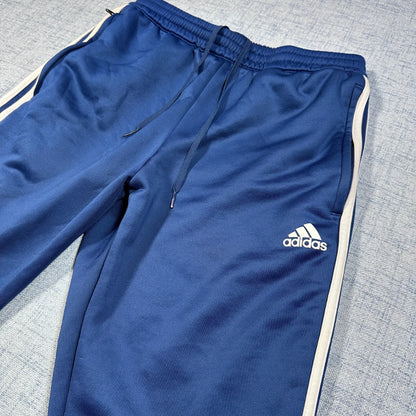 Adidas® Blue 3 quarter shorts Striped-M