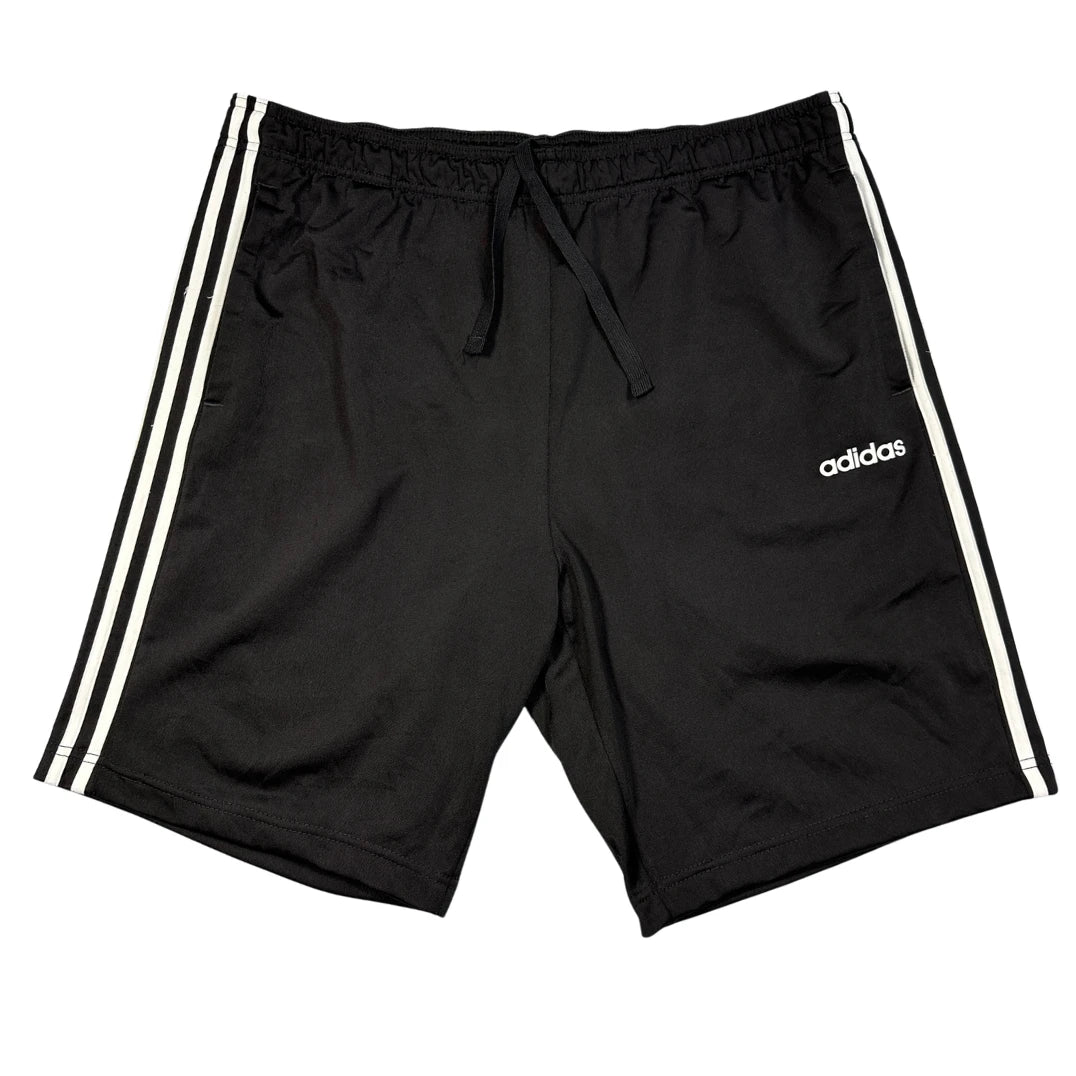 Adidas® Black Training Shorts Striped-2XL