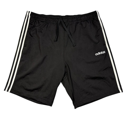 Adidas® Black Training Shorts Striped-2XL