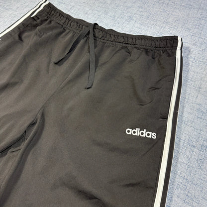 Adidas® Black Training Shorts Striped-2XL