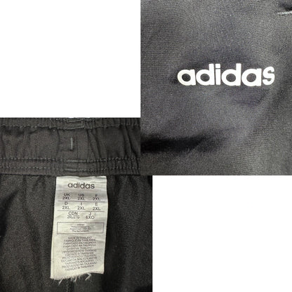 Adidas® Black Training Shorts Striped-2XL