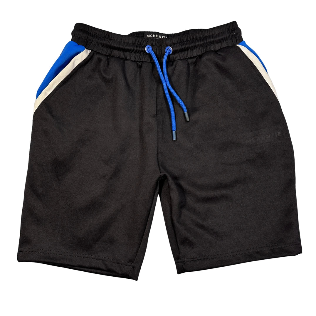 Mckenzie® Black Shorts Contrast Panel