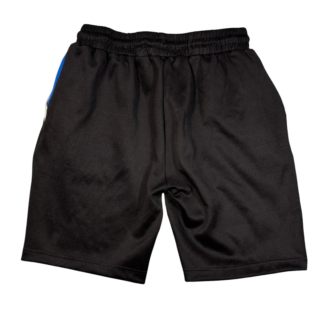 Mckenzie® Black Shorts Contrast Panel