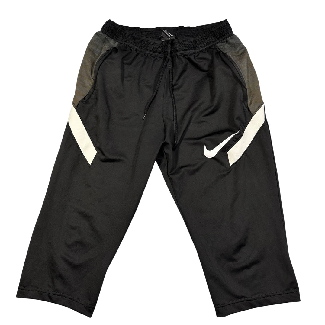 Nike® Black Dri 3 quarter shorts-M