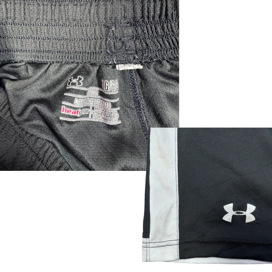 Under Armour® Black HeatGear Shorts-L