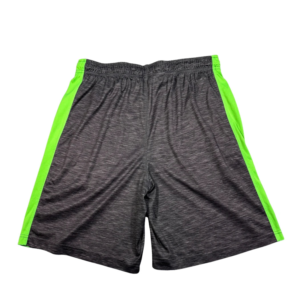 Russell® Gray Shorts Neon Stripe-M