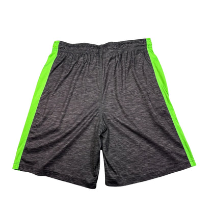 Russell® Gray Shorts Neon Stripe-M