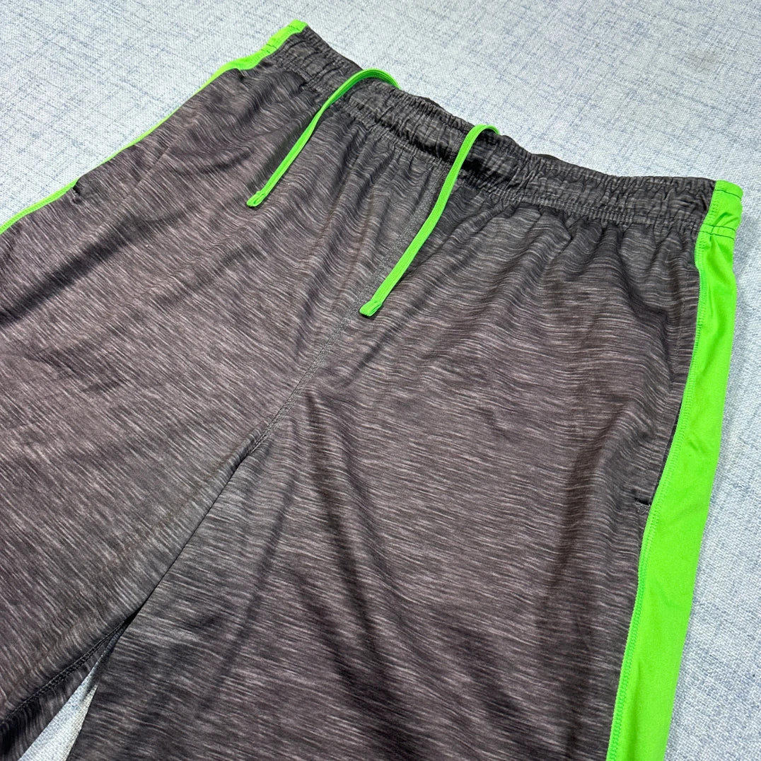 Russell® Gray Shorts Neon Stripe-M