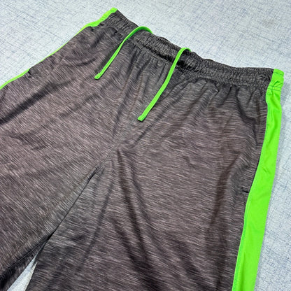 Russell® Gray Shorts Neon Stripe-M