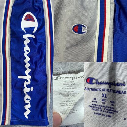 Champion® Gray Blue Authentic Athleticwear Shorts-XL