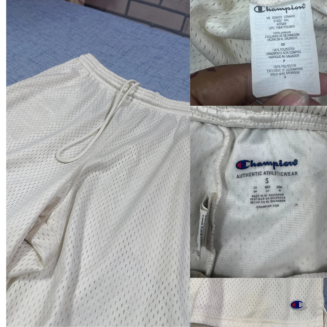 Champion® Cream Authentic Athleticwear Shorts-S
