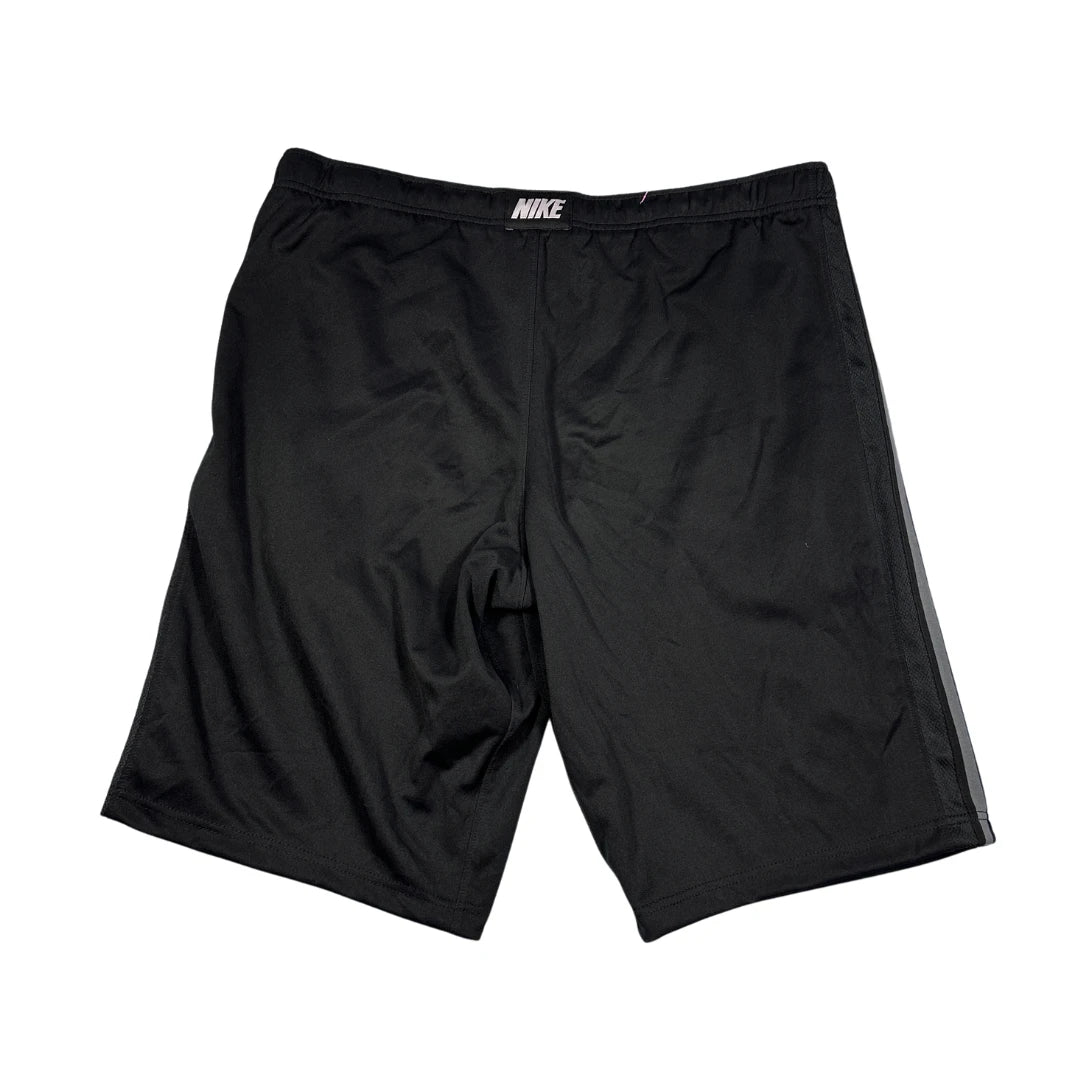 Nike® Black Shorts Side Stripe-L
