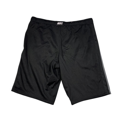 Nike® Black Shorts Side Stripe-L