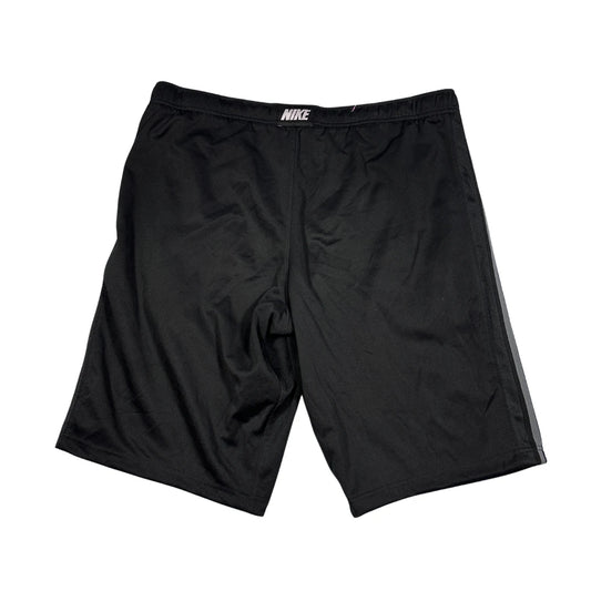 Nike® Black Shorts Side Stripe-L