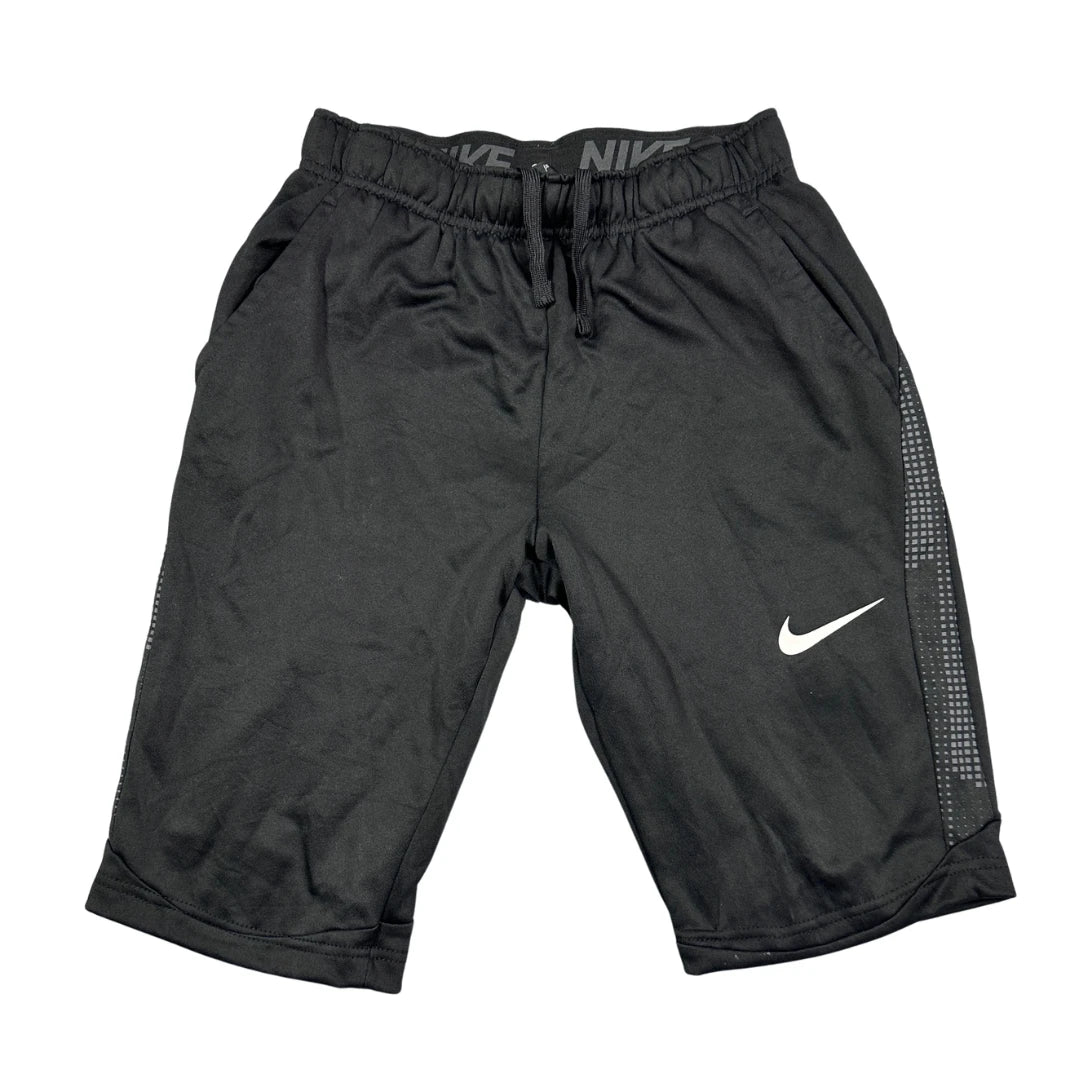 Nike® Black Dri-Fit Shorts Side Stripe-YXL