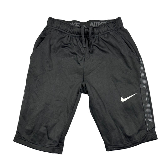Nike® Black Dri-Fit Shorts Side Stripe-YXL