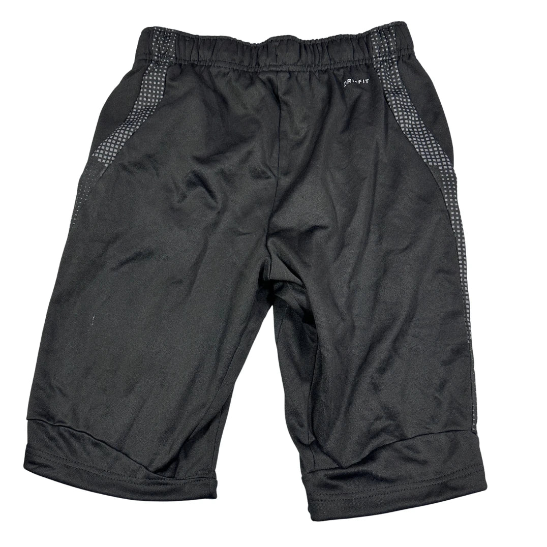 Nike® Black Dri-Fit Shorts Side Stripe-YXL