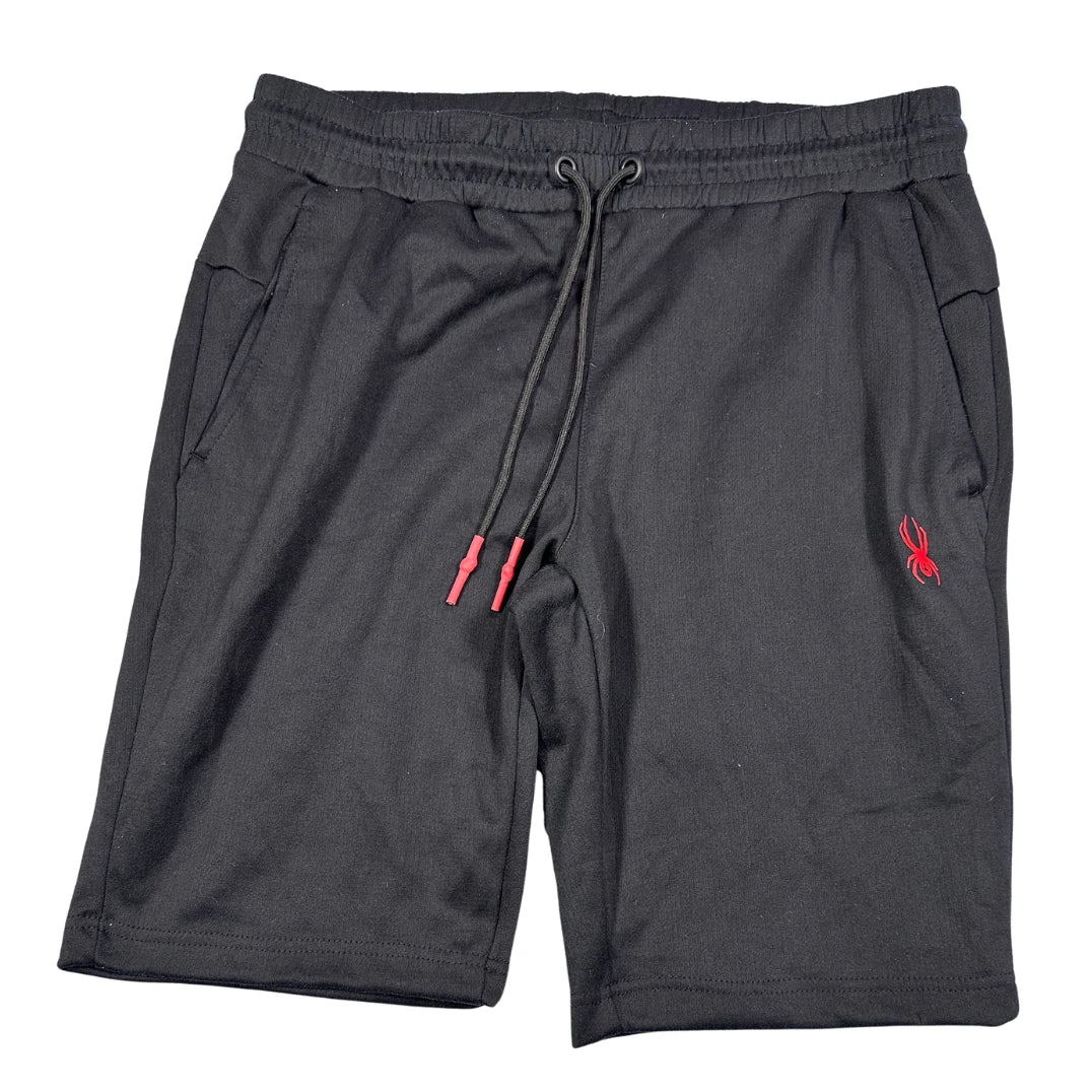 Spyder® Black Active Shorts-L