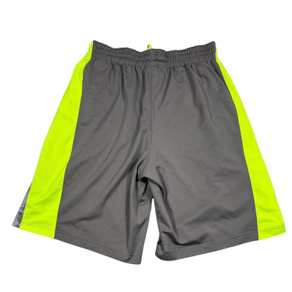 Nike® Grey Dri-Fit Shorts Volt Panel-XL