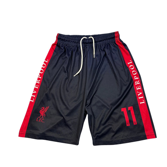 Unbranded Navy Red Football Shorts Side Panel Number 11-S