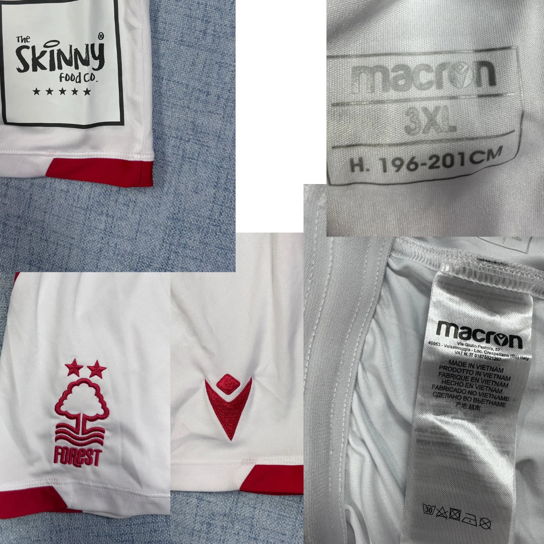 Macron White Men's Side Panels-3XL Men Bottom