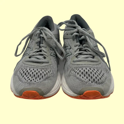 ASICS T7A9N Running Shoes – Grey/Orange – Size 38.5 (US 6)