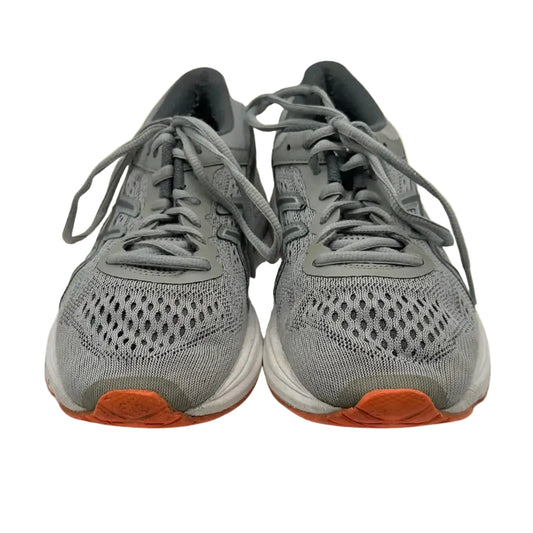 ASICS T7A9N Running Shoes – Grey/Orange – Size 38.5 (US 6)