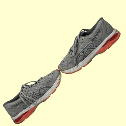 ASICS T7A9N Running Shoes – Grey/Orange – Size 38.5 (US 6)