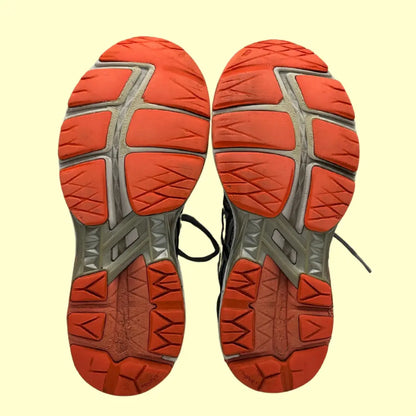 ASICS T7A9N Running Shoes – Grey/Orange – Size 38.5 (US 6)