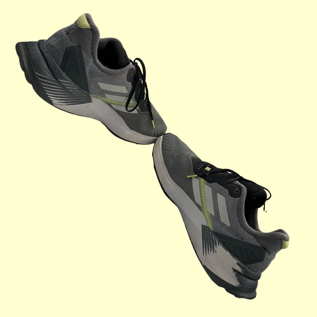 Adidas TRAXION Running / Training Shoes – Grey/Black – Size 46 (US 12)