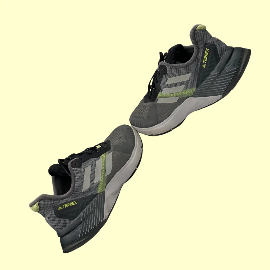 Adidas TRAXION Running / Training Shoes – Grey/Black – Size 46 (US 12)