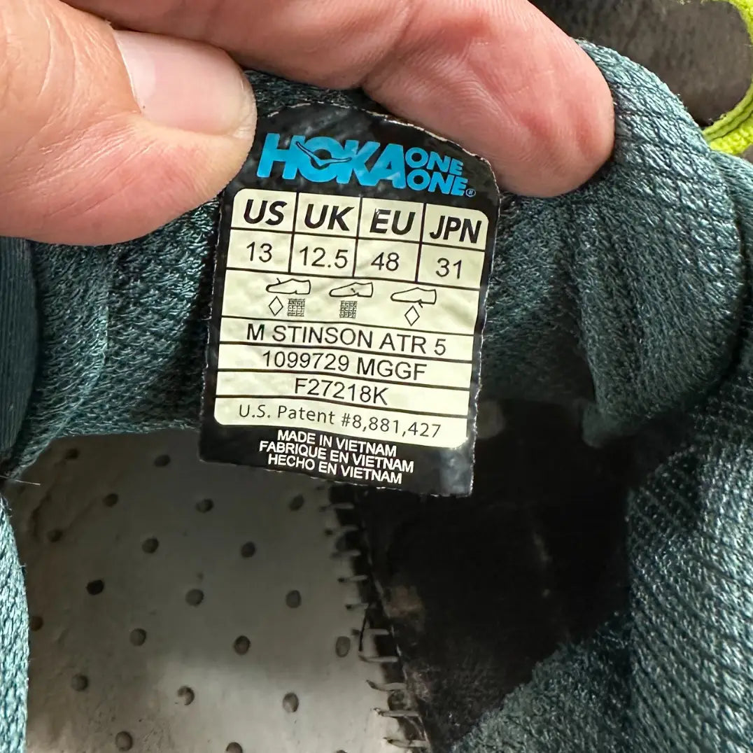 HOKA One One Stinson ATR 5 – Trail Running Shoes – Size 48 (US 13)