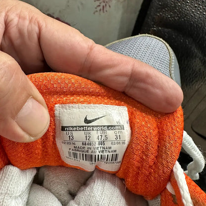 Nike Downshifter Running Shoes – Grey/Orange – Size 47.5 (US 13)