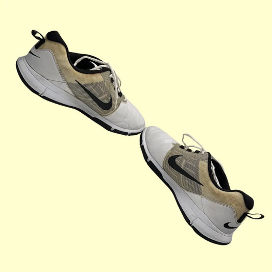 Nike Air Precision II (W) Basketball Shoes – White/Beige – Size 47.5 (US 13W)