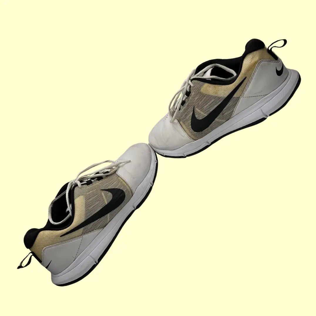 Nike Air Precision II (W) Basketball Shoes – White/Beige – Size 47.5 (US 13W)