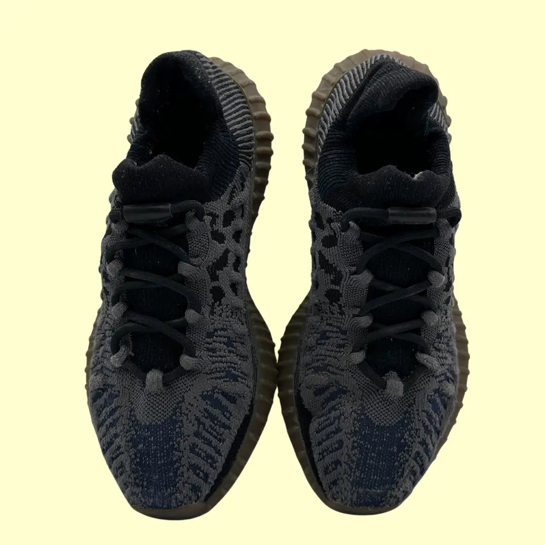 Yeezy Knit Boost Sneakers – Black/Grey (Preloved) – Comfortable & Lightweight