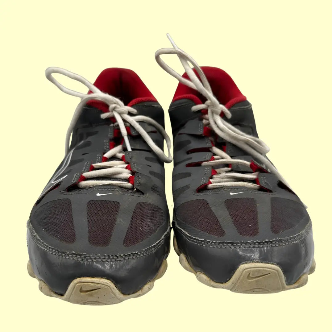 Nike Reax Run 8 TR – Grey/Red (Preloved, Original) – Size US 10.5