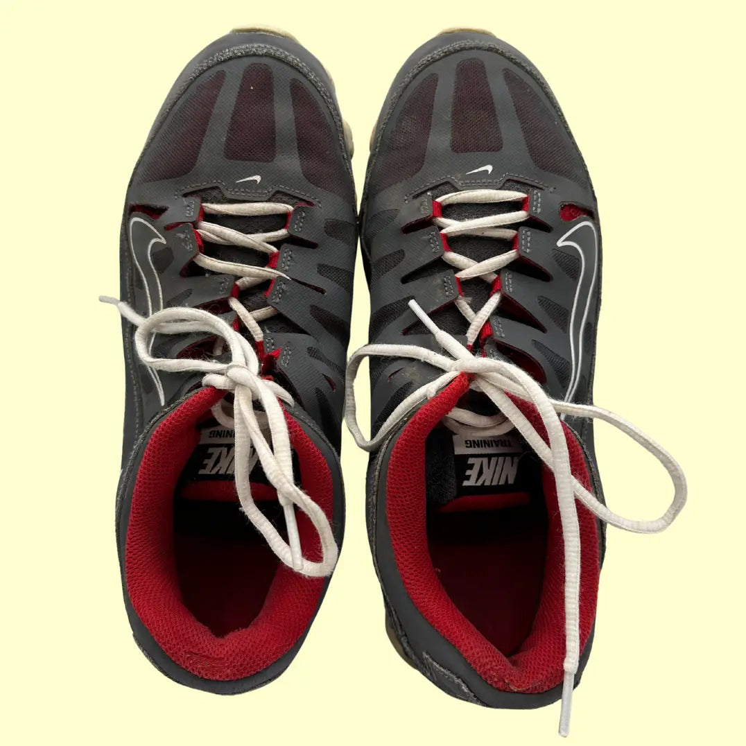 Nike Reax Run 8 TR – Grey/Red (Preloved, Original) – Size US 10.5