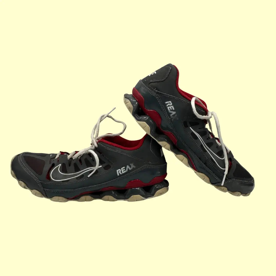 Nike Reax Run 8 TR – Grey/Red (Preloved, Original) – Size US 10.5