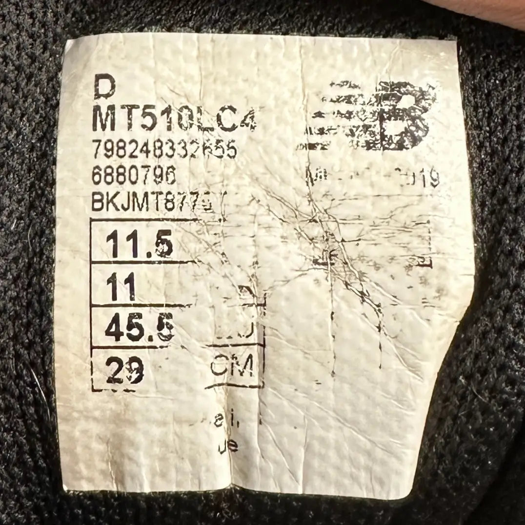 New Balance MT510LC4 All-Terrain Trail Running Shoes (Size 11.5)