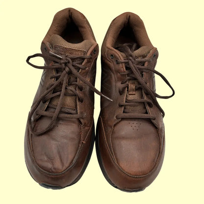 New Balance MW928BR Leather Walking Shoes (Size 10.5)